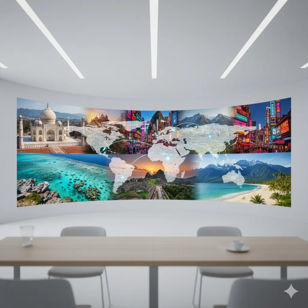 Wide Selection of Destinations